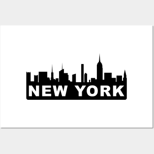 New York City Skyline Posters and Art